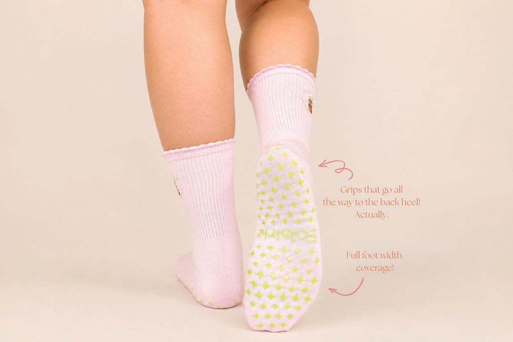 'matcha date' crew grip socks
